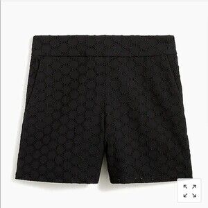 J. Crew Eyelet Shorts with Side Zip - Sz 2 - NWT